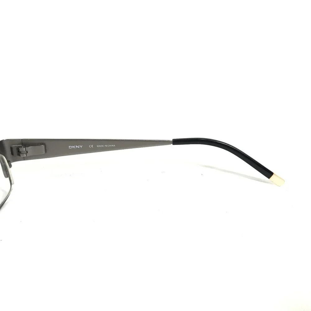 DKNY Eyeglasses Frames DY5553 1080 Black Silver Rectangular Full Rim 50-15-135